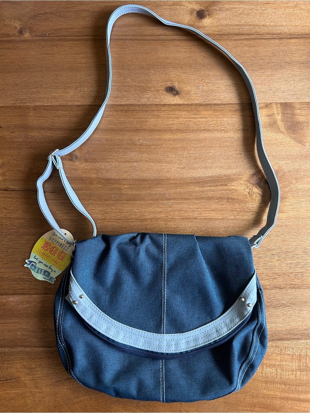 NWT Egg Denim Purse [Navy]